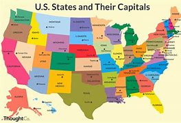 Image result for North America 50 States Map