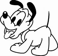 Image result for Pluto the Dog Coloring Pages