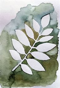 Image result for Negative Space Leaf Coloring Page