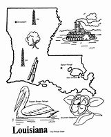 Image result for Louisiana State Flag Coloring Page