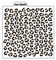 Image result for Cheetah Print Stencil Printable