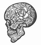 Image result for Skull Tattoo Flash Art