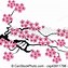 Image result for Cherry Blossom Branch Vector