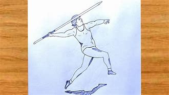 Image result for Javelin Throwing Drawing