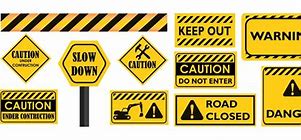 Image result for Contruction End Sign