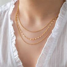 Image result for Three Chain Necklace