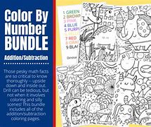 Image result for Math Facts Coloring Page