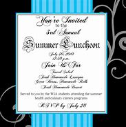 Image result for Luncheon Invitation Template