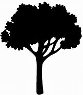 Image result for Simple Tree Black and White