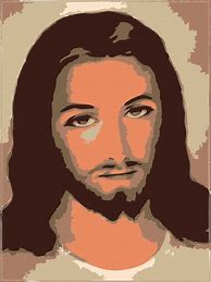 Image result for Black and White Clip Art of Jesus