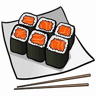 Image result for Sushi Roll Drawing