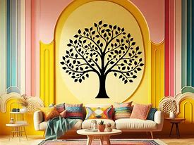 Image result for How to Paint a Family Tree On a Wall