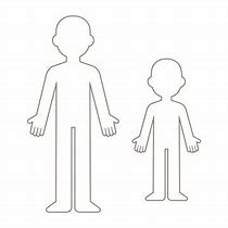 Image result for Child Body Outline Front and Back