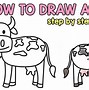 Image result for Easy Way to Draw a Cow