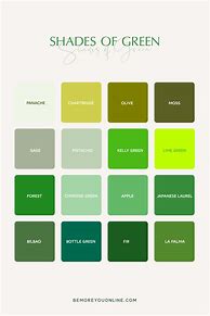 Image result for Green Shade Chart