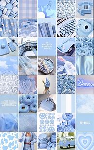 Image result for Collage Aesthetic Pastel Blue Backgrounds