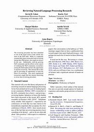 Image result for Natural Language Processing Research Papers