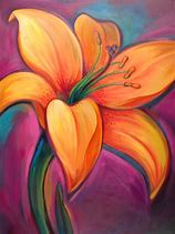 Image result for Simple Flowers On a Brown Background to Paint