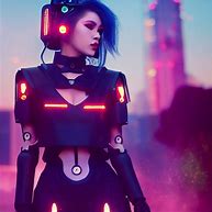 Image result for Cyborg Girl Face