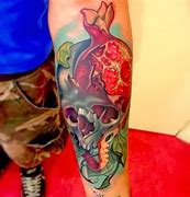 Image result for Colorful Skull Tattoo