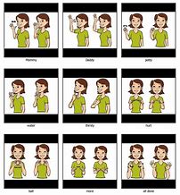 Image result for Sign Language Flash Cards for Kids Printable