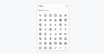 Image result for Feather Figma Icon