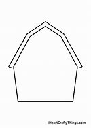 Image result for Outline of Barn