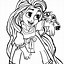 Image result for Rapunzel Black and White Coloring Pages