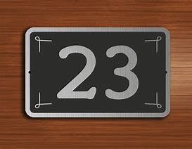 Image result for Custom Door Number Signs