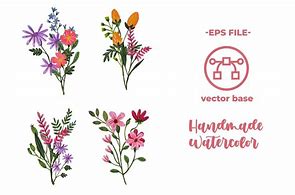 Image result for watercolor flower bouquet clip art