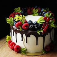 Image result for Fruit Birthday Cake