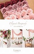 Image result for Dusty Rose Gold Artificial Flowers