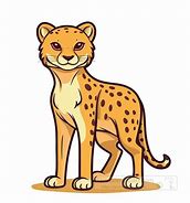 Image result for Cheetah Clip Art Front View