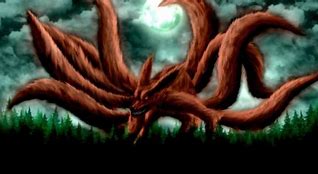 Image result for Naruto as Nine Tailed Fox