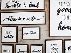 Image result for Farmhouse Wood Signs