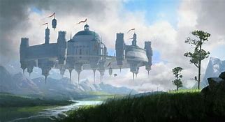 Image result for Floating Castle Concept Art