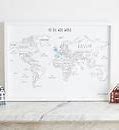 Image result for Small Travel Map with Pins World