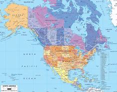 Image result for North America On World Map