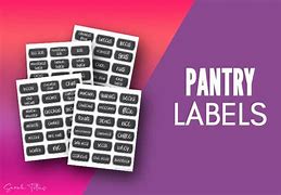 Image result for Downloadable Free Printable Pantry Labels