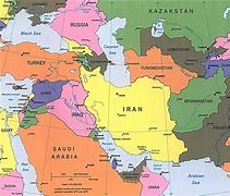 Image result for Blank Map of Middle Asia