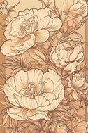 Image result for Drawings of Peonies