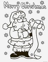 Image result for Coloring Pages Christmas Santa Funny