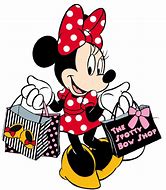 Image result for Minnie Mouse Shopping Clip Art