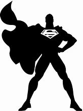 Image result for Superman Silhouette Clip Art