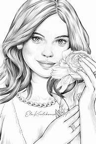 Image result for Wedge Woman Coloring Page