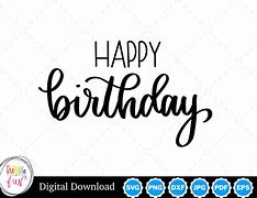 Image result for Happy Birthday Capital Cursive