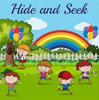 Image result for Kids Playing Hide and Seek Cartoon