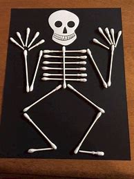 Image result for Easy Skeleton Craft Halloween