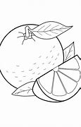 Image result for Orange Wedge Coloring Page