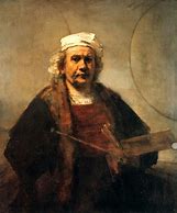 Image result for Rembrandt Van Rijn Self Portrait